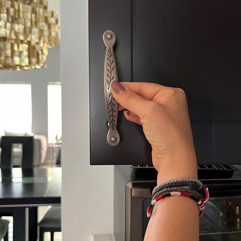 🍂🍁32 Classic Leaf Pattern Nickel 3 in Cabinet Pulls 🍂🍁 Set of 32